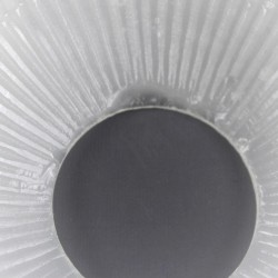 coupelle-tulipe-pate-de-verre-striée-frise-dorée-vintage