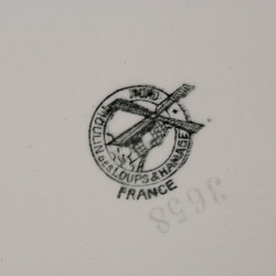 Assiette Faïence de Moulin des Loups