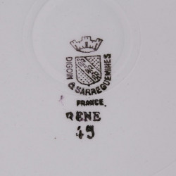 Plat Creux Sarreguemines "René"