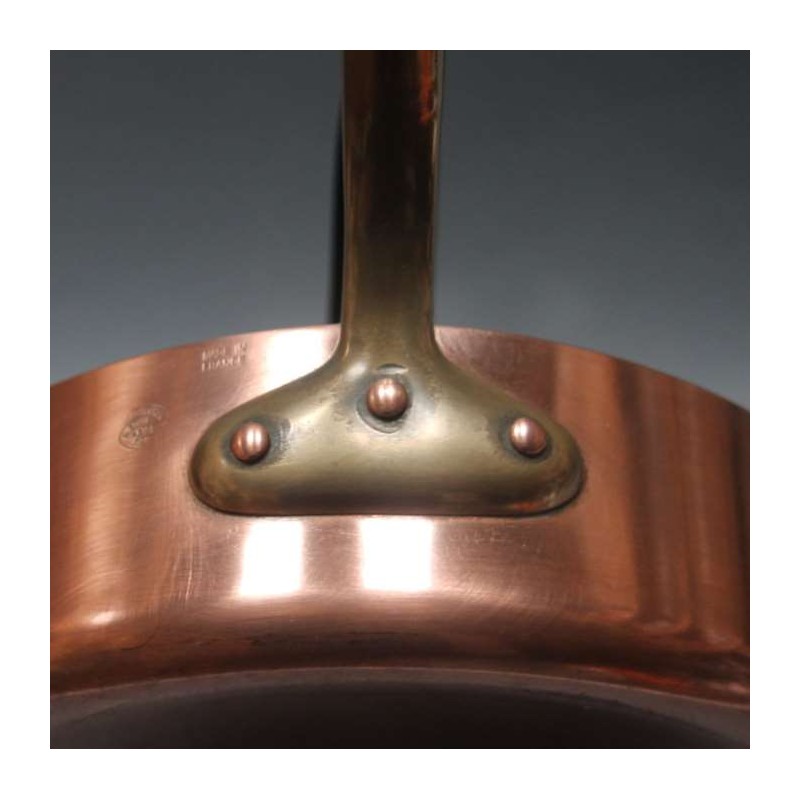 Dehillerin Paris casserole sauteuse en cuivre avec couvercle