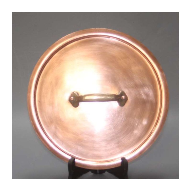 Dehillerin Paris casserole sauteuse en cuivre avec couvercle