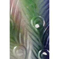 Paon Céramique Polychrome