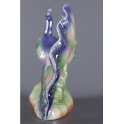 Paon Céramique Polychrome