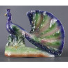 Paon Céramique Polychrome