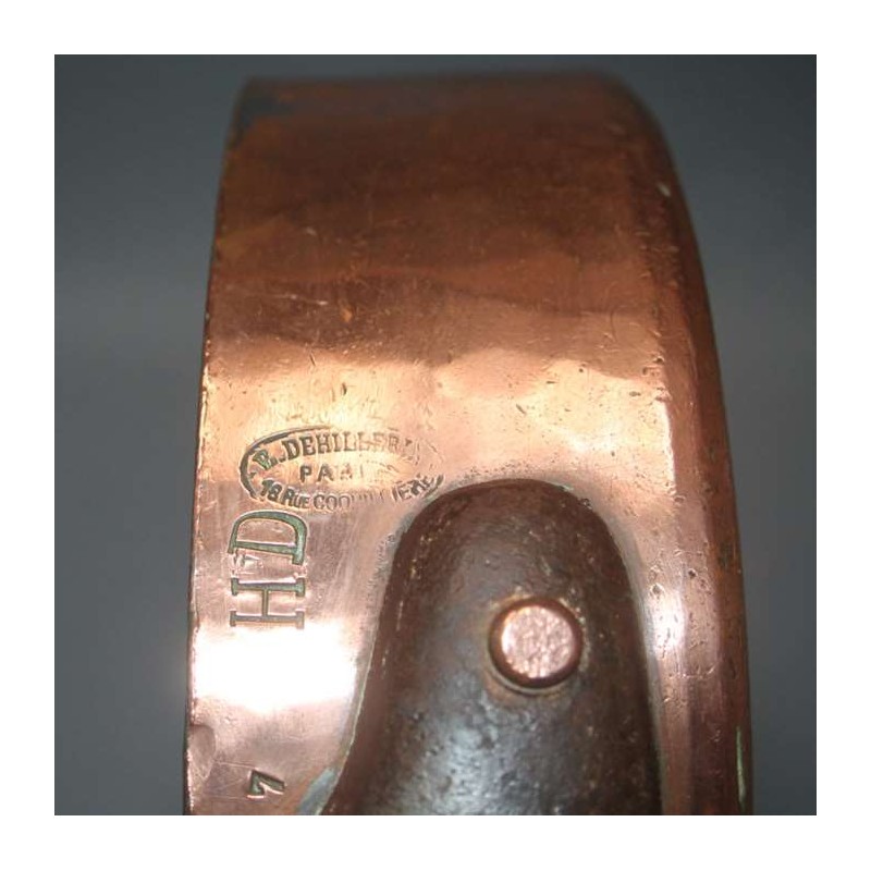 Dehillerin Paris casserole sauteuse en cuivre
