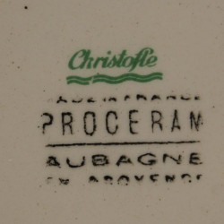 Assiette Porcelaine Cristofle