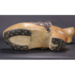 Ancienne Paire de Petits Sabot Régionales d'Enfants