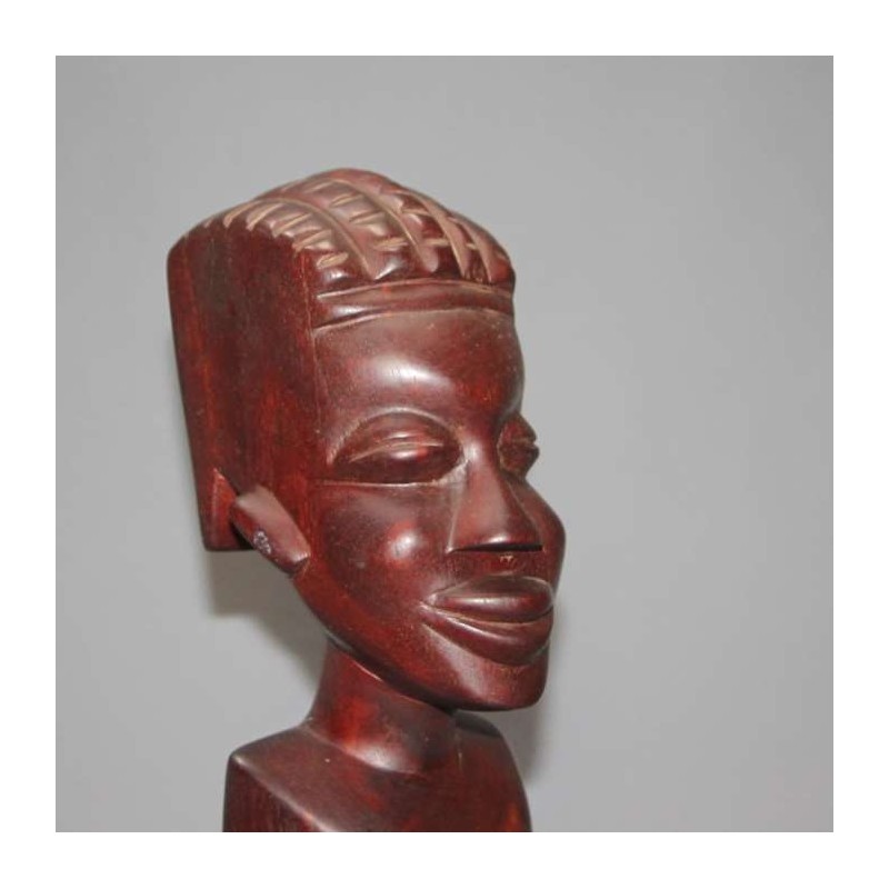 Sculpture-en-bois-femme-africaine