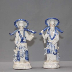 statuette-chinoise-bleue-et-blanc