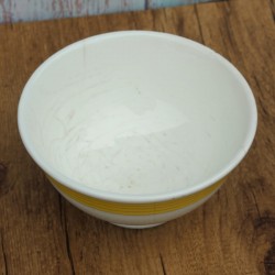 ancien-bol-ceramique-quadrifoliio-jaune-et-blanc-1930-1950