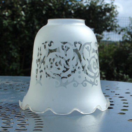 Abat-jour Cylindrique En Verre Dépoli Blanc - Diamètre 10 Cm, Hauteur 15 Cm - Pour Lampes Suspendues, Plafonniers, Appliques - Remplacement Décoratif