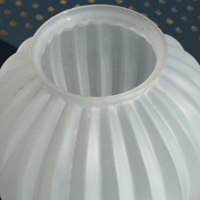 Plafonnier boule de fleurs en verre d'art de Murano, années