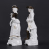 Couple Personnages en Porcelaine
