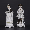 Couple Personnages en Porcelaine