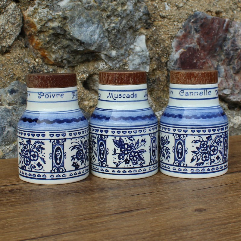 pot à épices-Delft-vintage