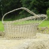 panier-verseur-bouteille-vin-métal-argenté-vintage