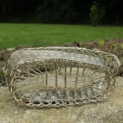 panier-de-service-verseur-métal-argenté-bouteille-