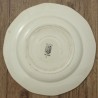 assiette-plate-vintage-décor-fleur-pochoir-vaisselle-faïence-Sarreguemines
