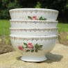 ensemble-de-4-bols-vintage-décor-de-roses