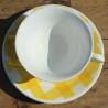 jolie-tasse-vintage-Digoin-écossais-jaune-blanc