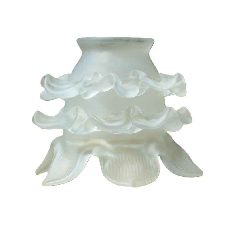 abat-jour-forme-tulipe-pâte-de-verre-