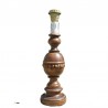 ancien-pied-de-lampe-en-bois-tourné