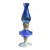ancienne-lampe-à-pétrole-bleu cobalt