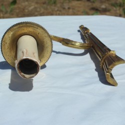 Applique murale bronze 1 lumière - Style Louis XVI-