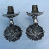 luminaire-vintage-applique-murale-forme-poisson-métal-argenté