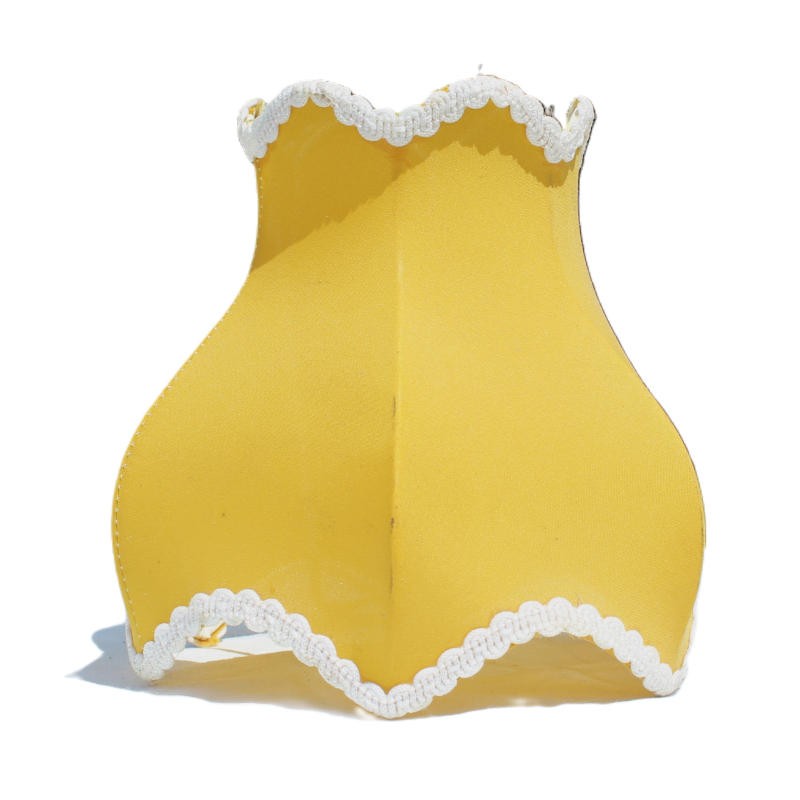 abat-jour-vintage-tissu-jaune