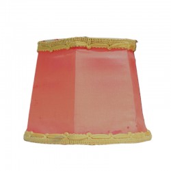 abat-jour-ancien-tissu-rouge