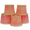 abat-jour-ancien-tissu-rouge-galons-doré-luminaire-rétro