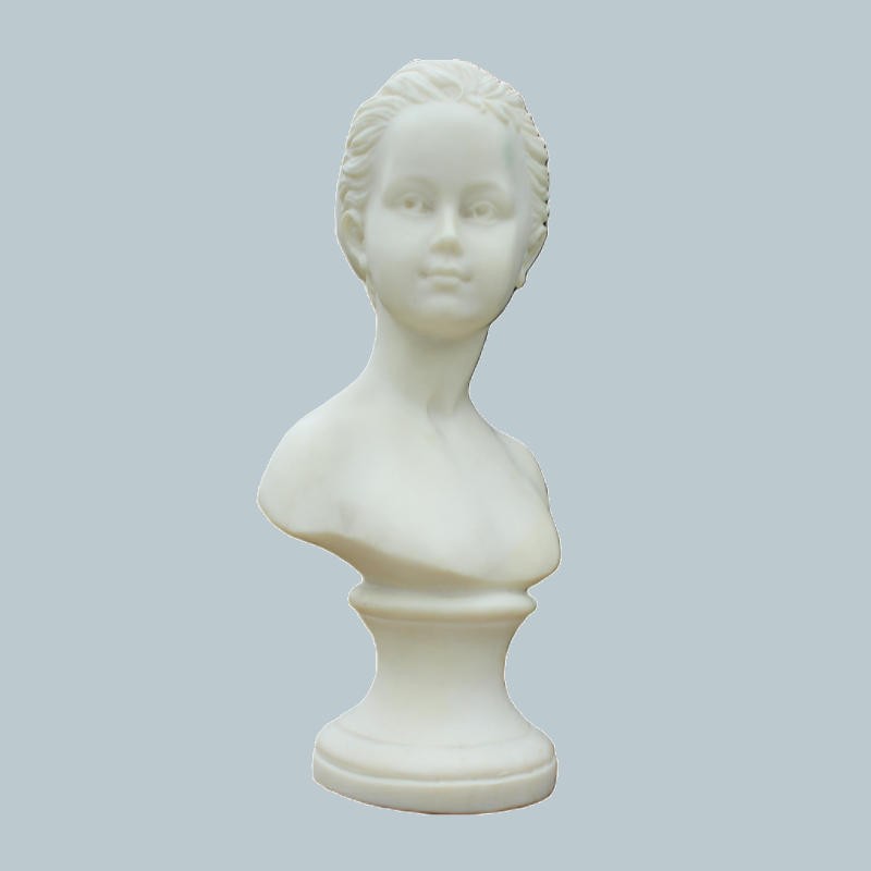 Buste Louise Brongniart albâtre, 20 cm