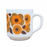 mug fleur de lotus marron