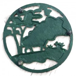 Dessous de plat en fonte émaillée mouton - vintage