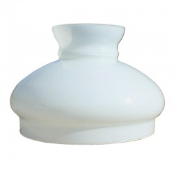 globe opaline blanche, abat jour de remplacement pour luminaire vintage