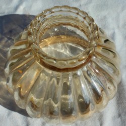 abat jour globe en verre teinté