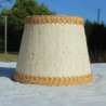 abat-jour toile de jute pour luminaire