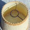 Abat jour vintage en toile de jute