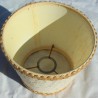Abat jour vintage en toile de jute