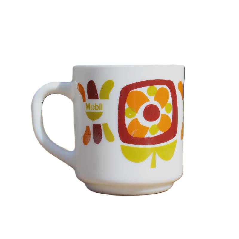Mug publicitaire Mobil années 70