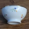 2 Bols petites fleurs en porcelaine Apilco, France