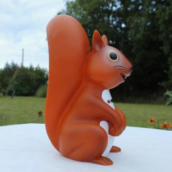 Caisse d'Epargne vintage la tirelire écureuil en très bon état idéal collection