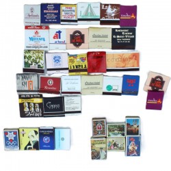 Anciennes boites d'allumettes publicitaires vintage