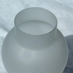 Verre de lampe opaque 175x53 mm