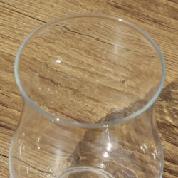 Abat jour Verre transparent pour lampe à pétrole