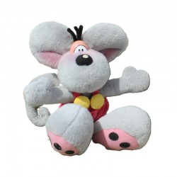peluche Diddl salopette rose 28 cm