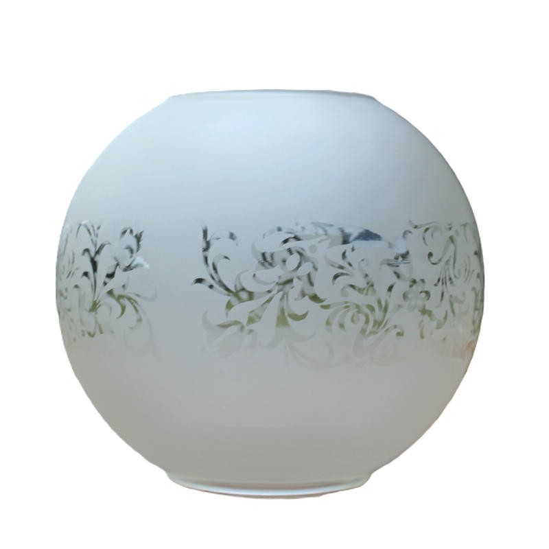 verre boule 13 cm de diamètre pour lampe à pétrole