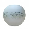 verre boule 13 cm de diamètre pour lampe à pétrole