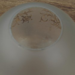 Verre de rechange pour lampe à pétrole diamètre boule 13 cm